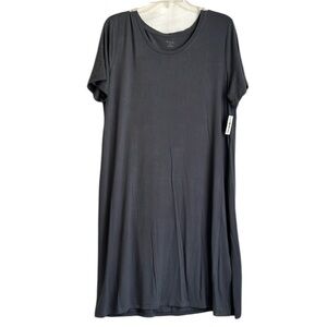 WEEKLY SALE: Daily Ritual Women's Jersey Gray NWT Short-Sleeve T-Shirt Dress, XL